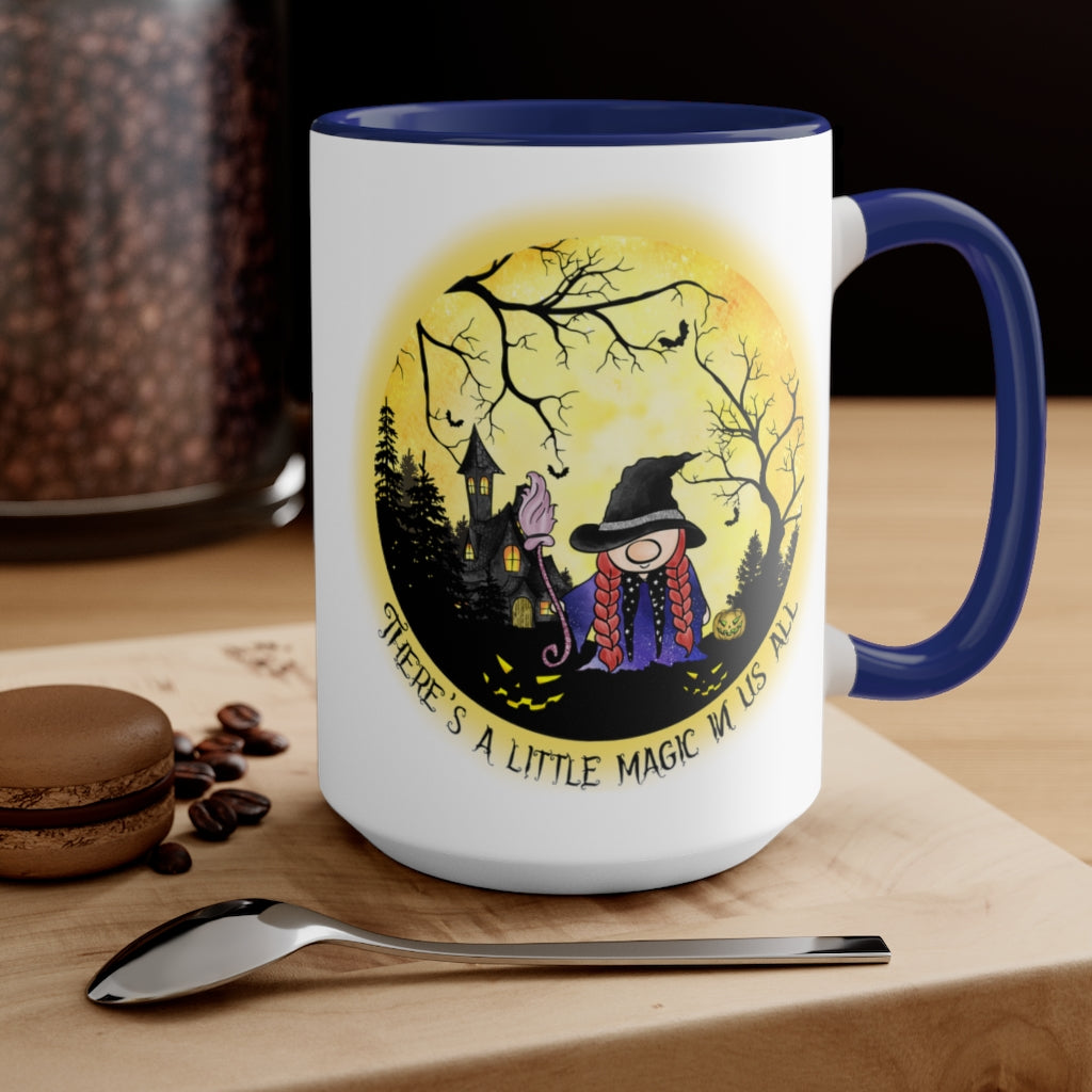 Two-Tone Coffee Mugs, 15oz