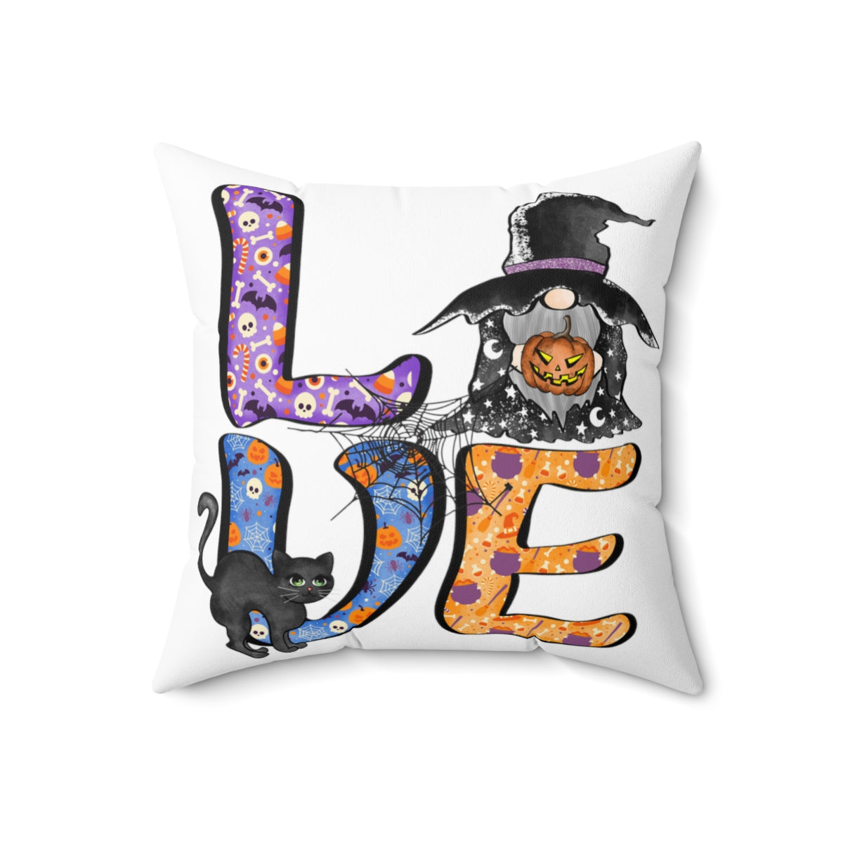 Spun Polyester Square Pillow