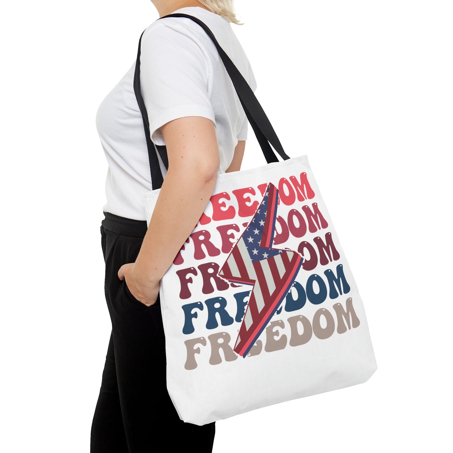 Patriotic Freedom Tote Bag