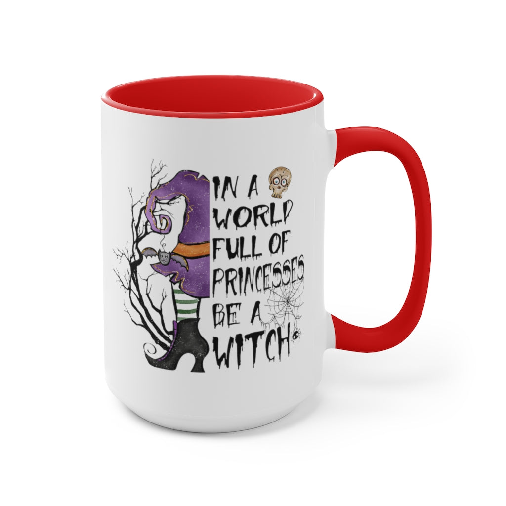 Two-Tone Coffee Mugs, 15oz