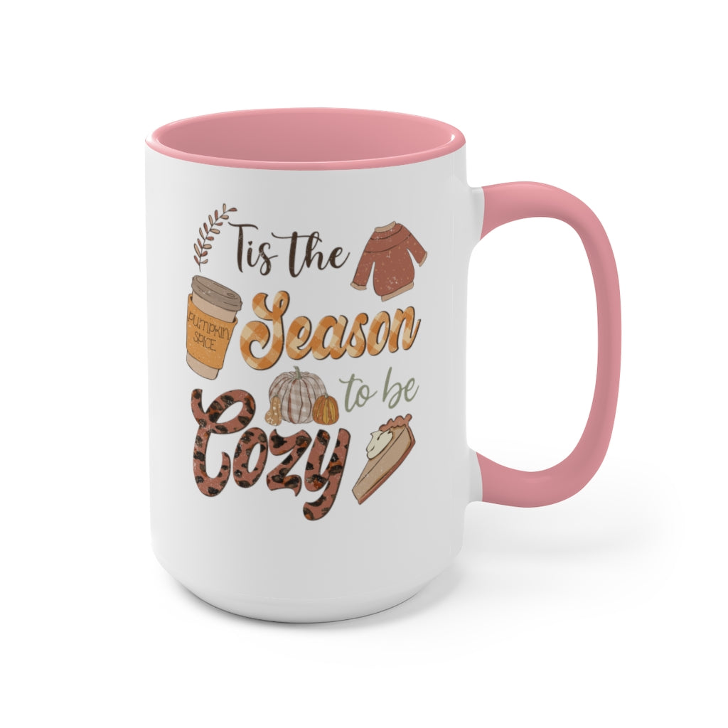 Two-Tone Coffee Mugs, 15oz