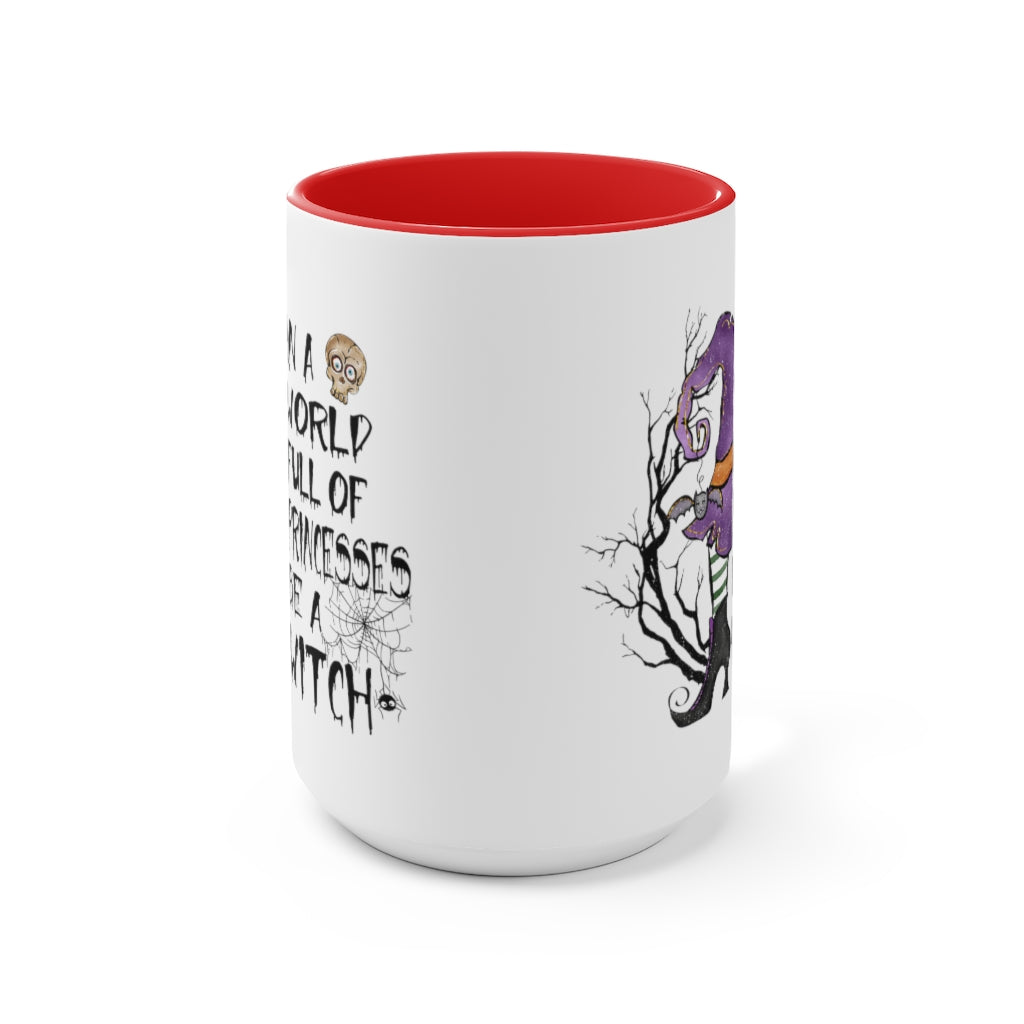 Two-Tone Coffee Mugs, 15oz