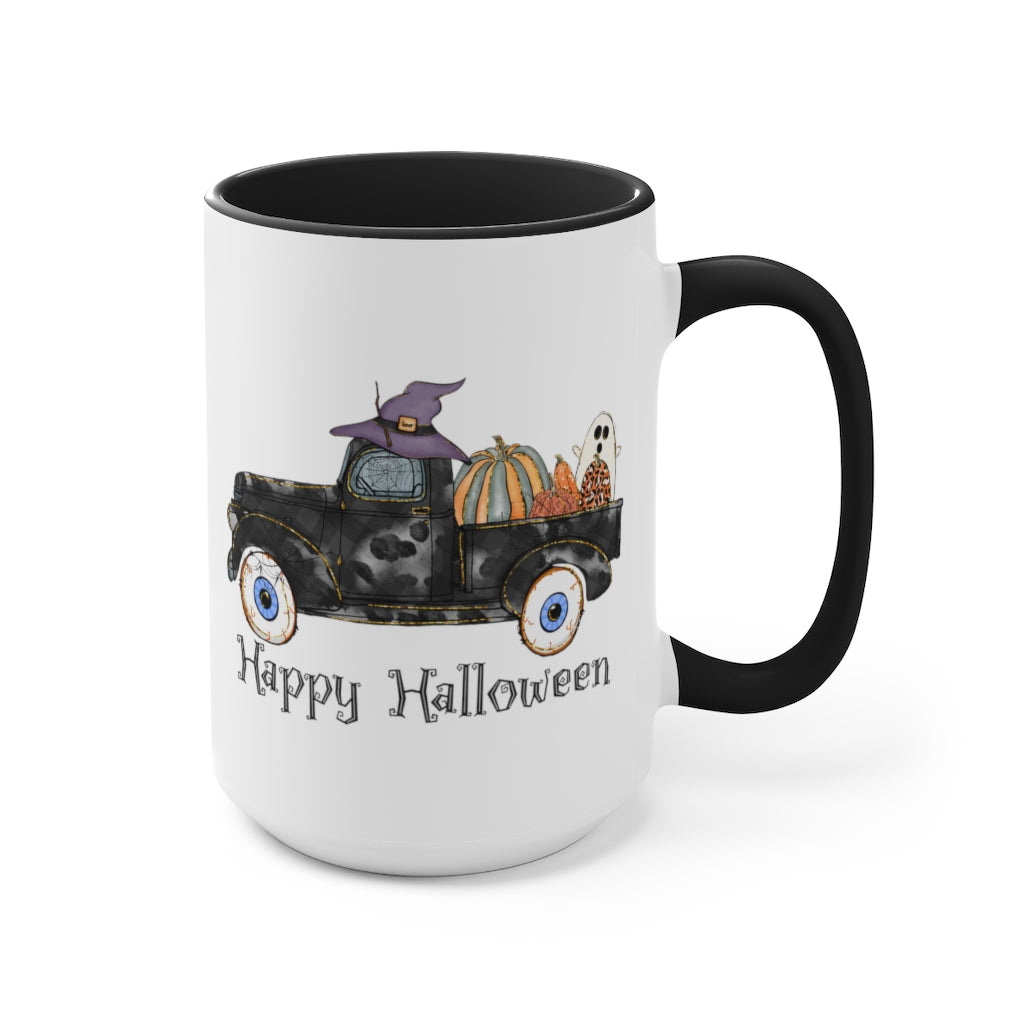 Two-Tone Coffee Mugs, 15oz