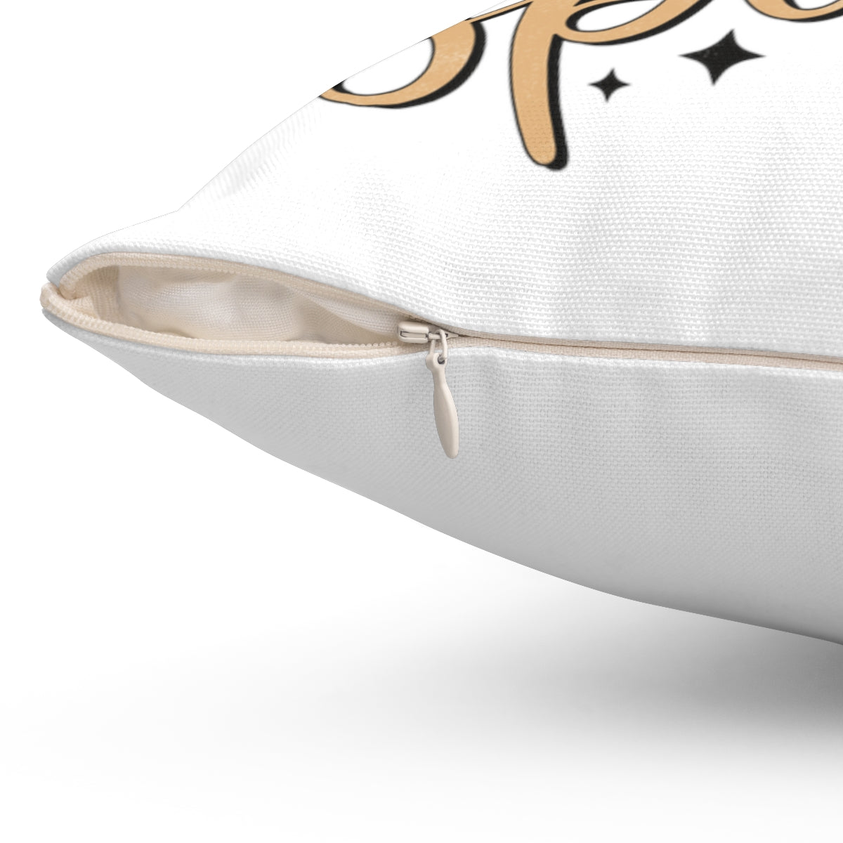 Spun Polyester Square Pillow