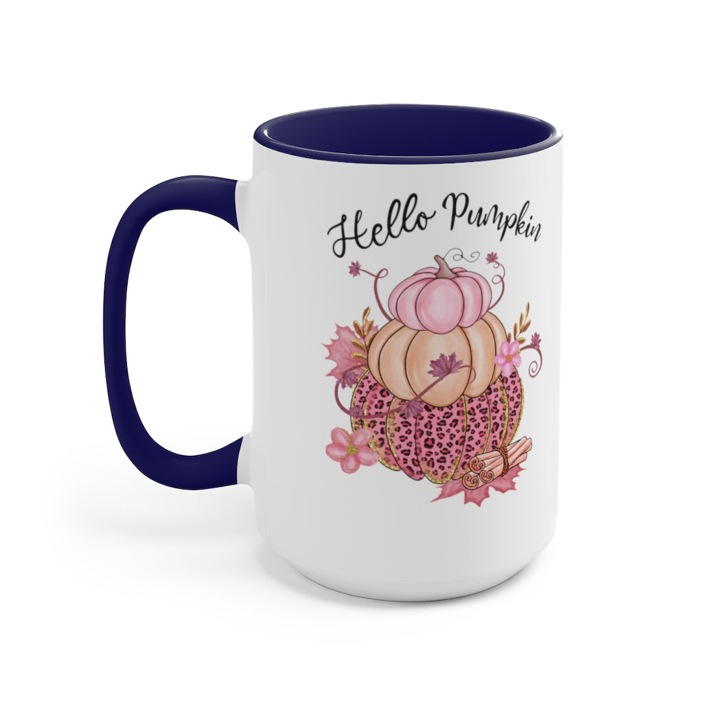 Two-Tone Coffee Mugs, 15oz
