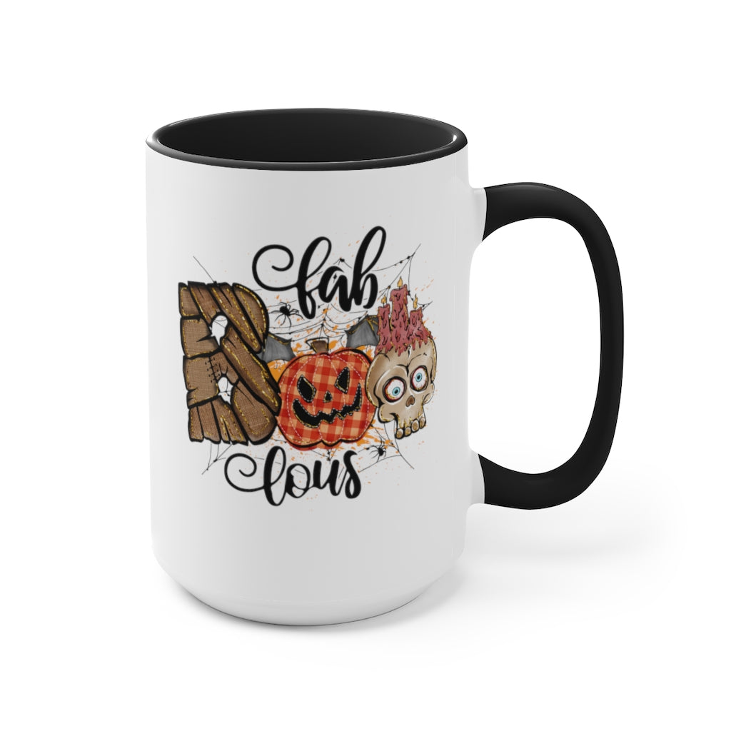 Two-Tone Coffee Mugs, 15oz