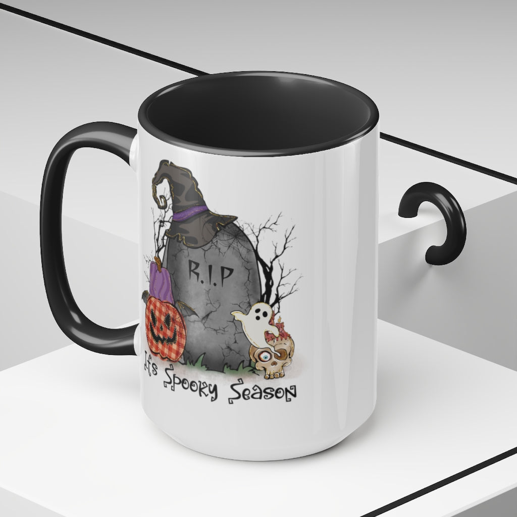 Two-Tone Coffee Mugs, 15oz