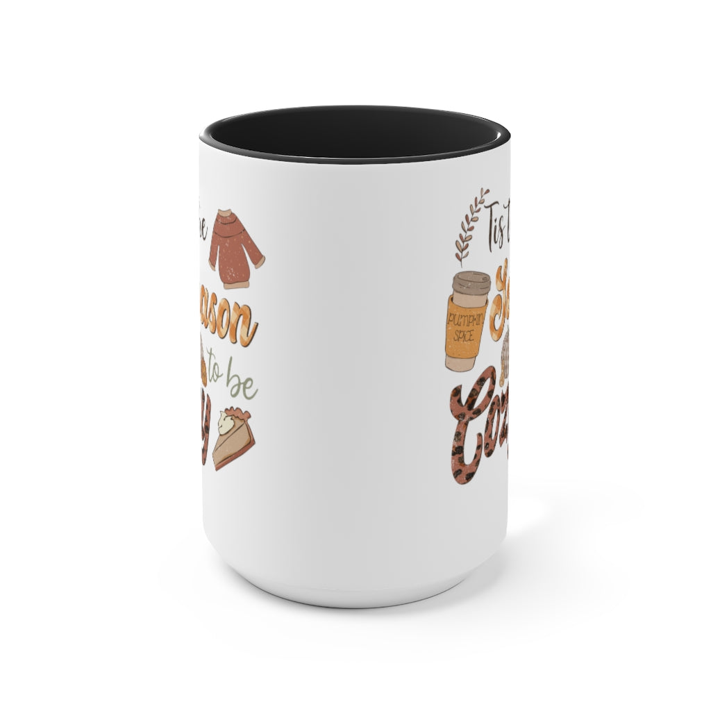 Two-Tone Coffee Mugs, 15oz