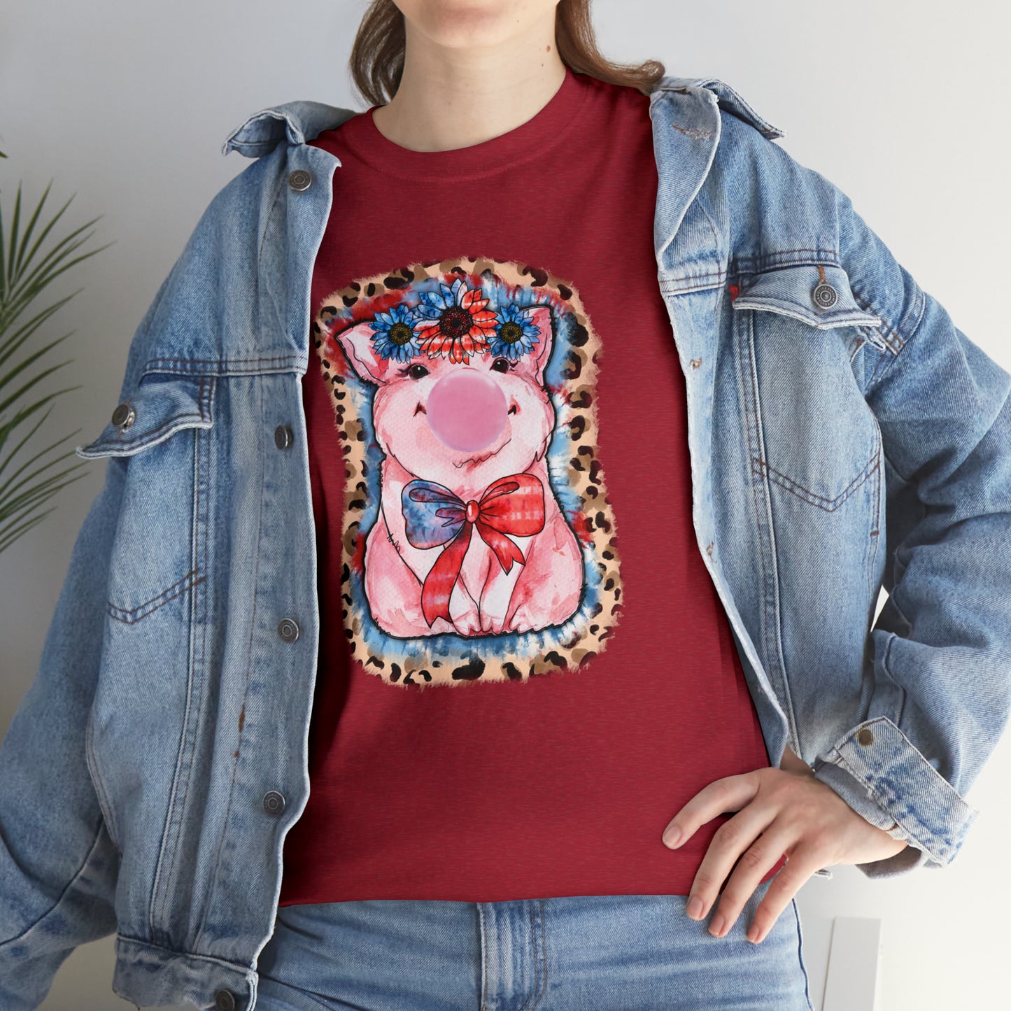 Patriotic Pig Graphic Tee