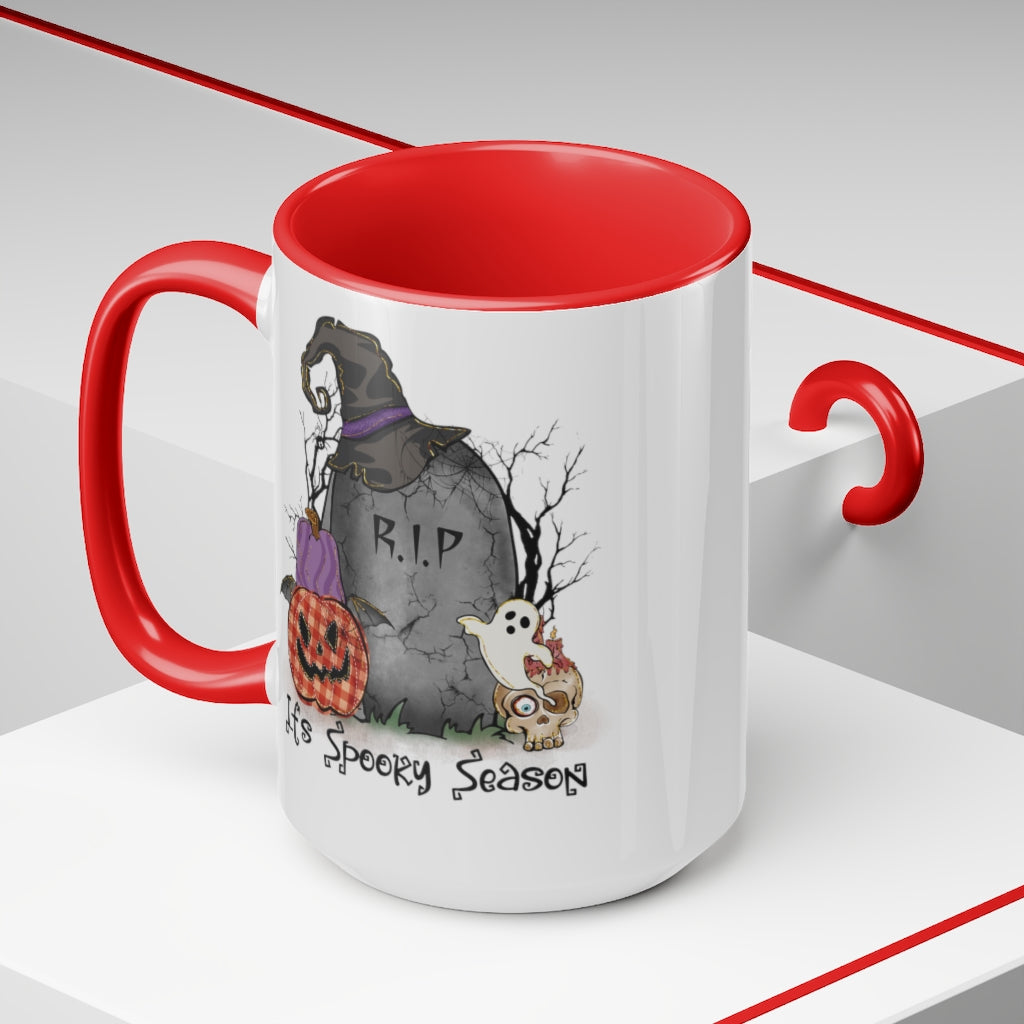 Two-Tone Coffee Mugs, 15oz