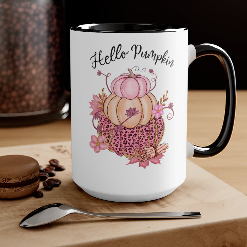 Two-Tone Coffee Mugs, 15oz