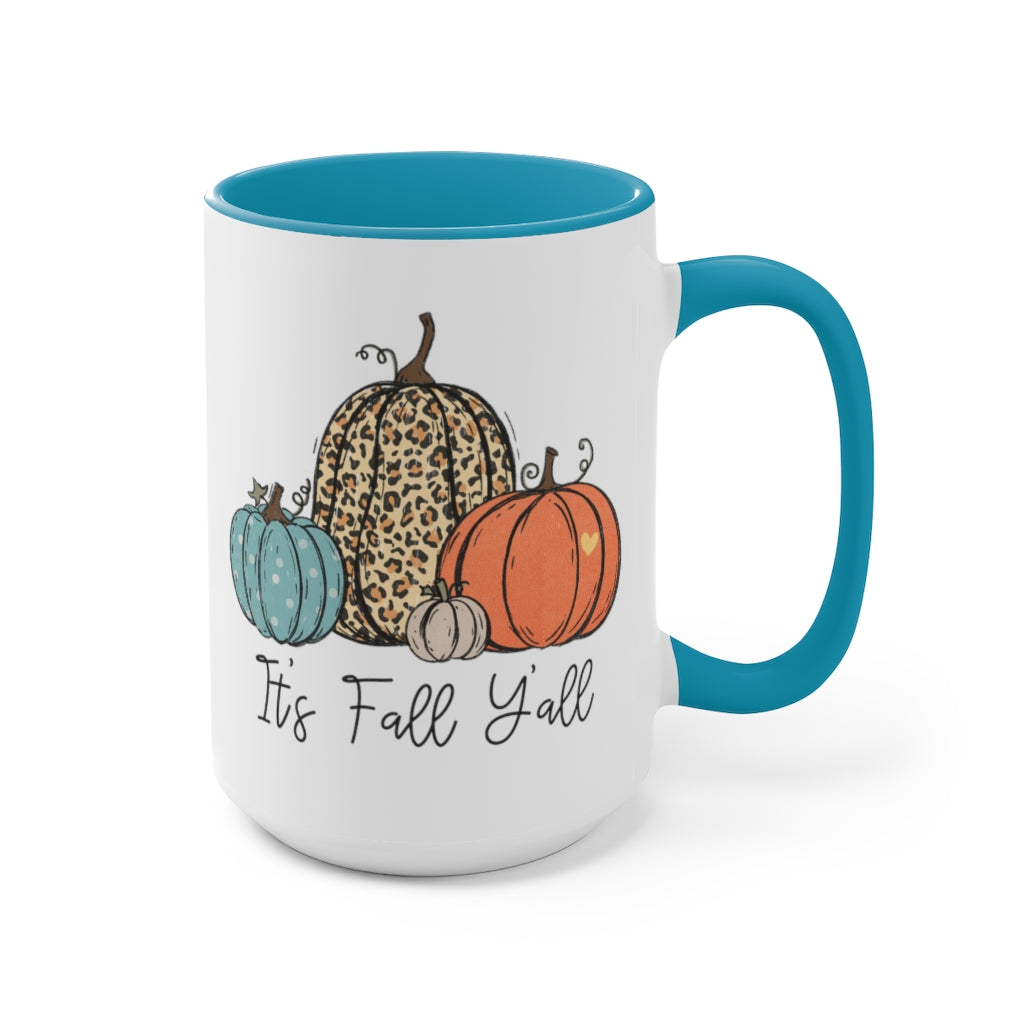 Two-Tone Coffee Mugs, 15oz