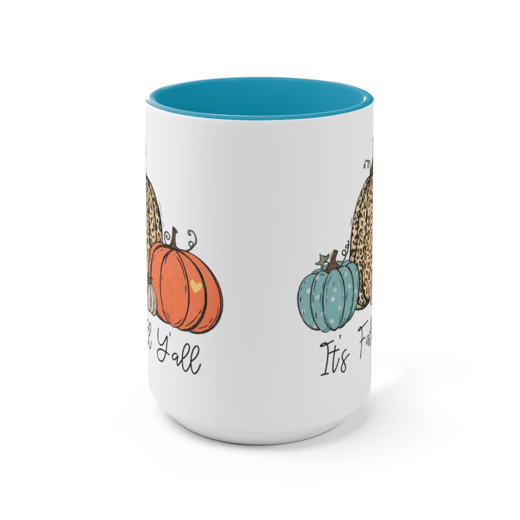 Two-Tone Coffee Mugs, 15oz