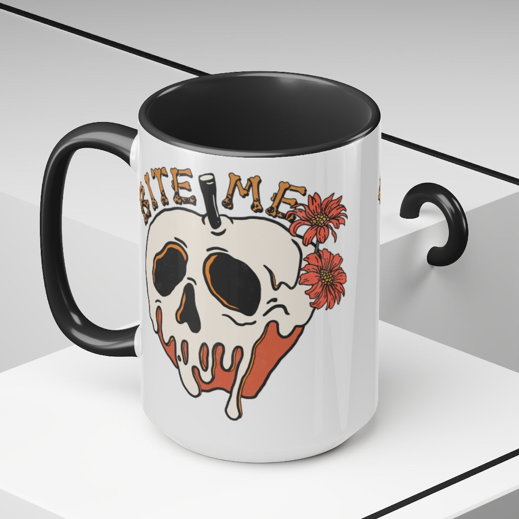 Two-Tone Coffee Mugs, 15oz