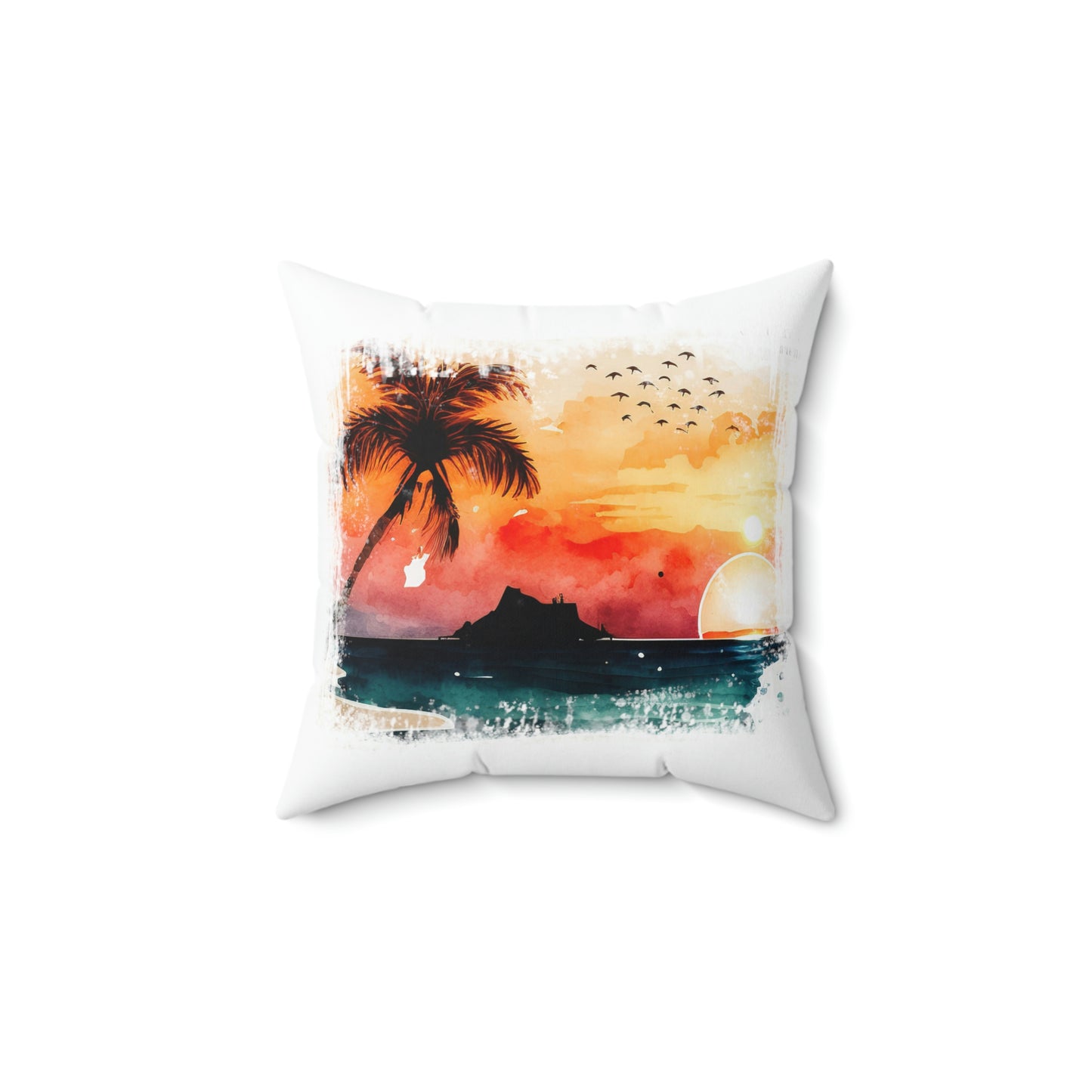 Spun Polyester Square Pillow