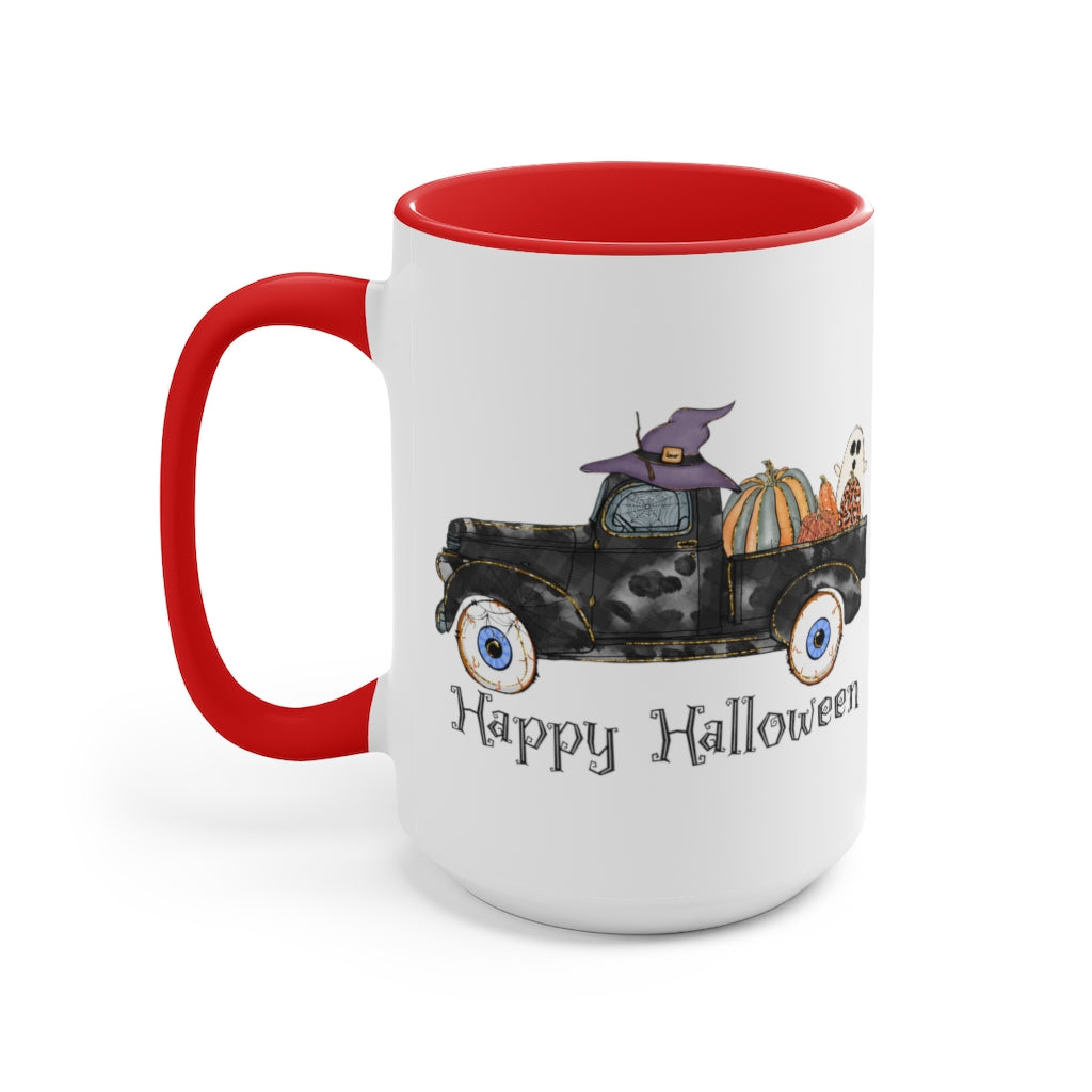 Two-Tone Coffee Mugs, 15oz