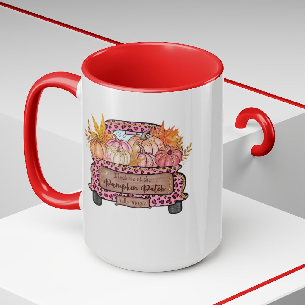 Two-Tone Coffee Mugs, 15oz