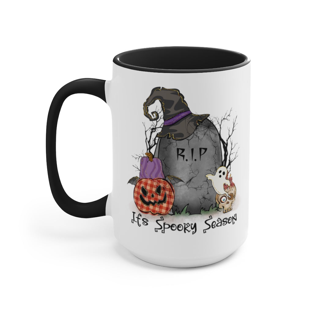 Two-Tone Coffee Mugs, 15oz