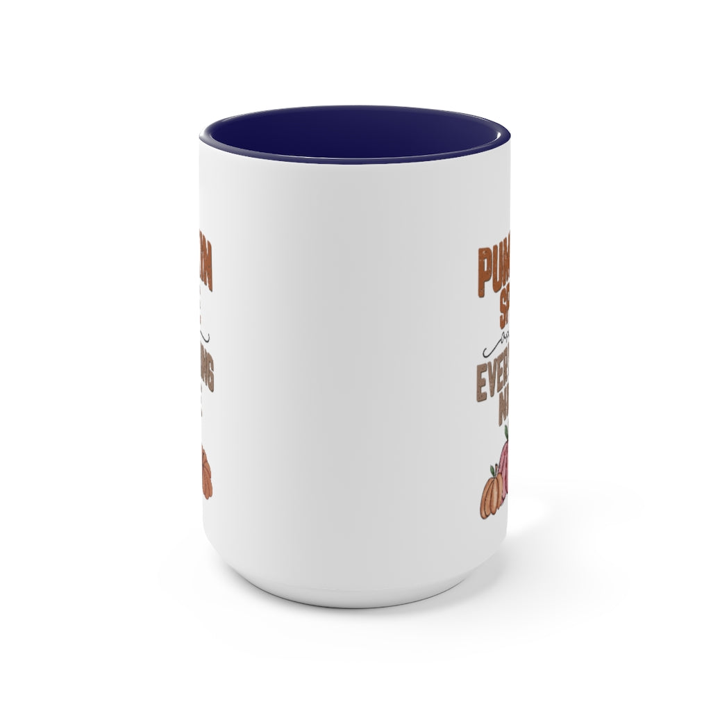 Two-Tone Coffee Mugs, 15oz
