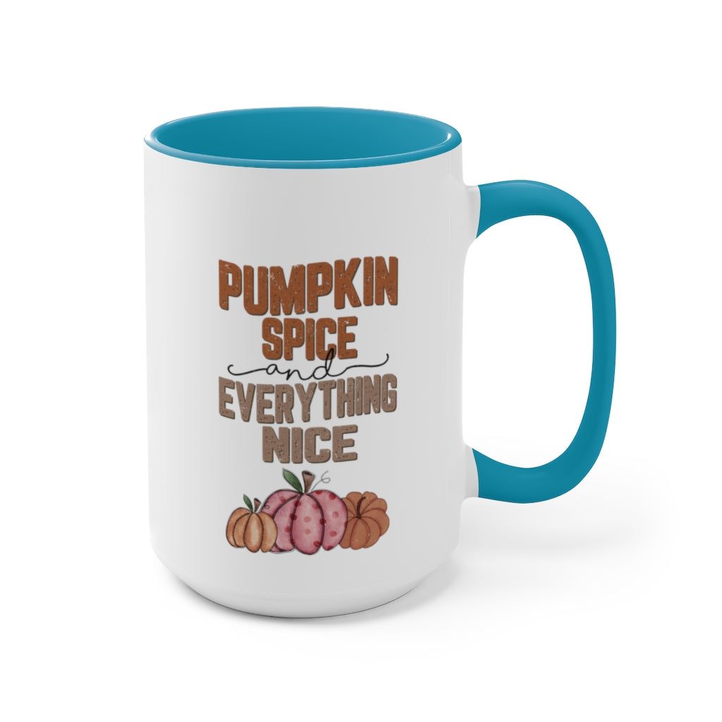 Two-Tone Coffee Mugs, 15oz