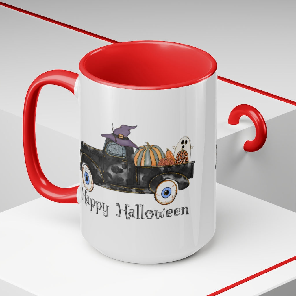 Two-Tone Coffee Mugs, 15oz