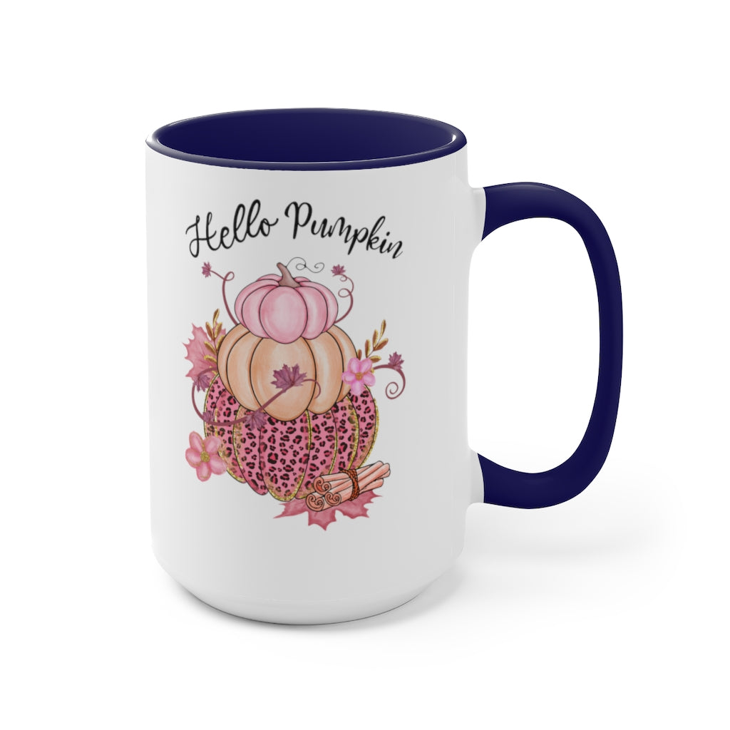 Two-Tone Coffee Mugs, 15oz