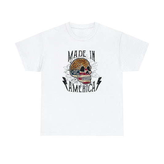 America Skull Graphic Tee