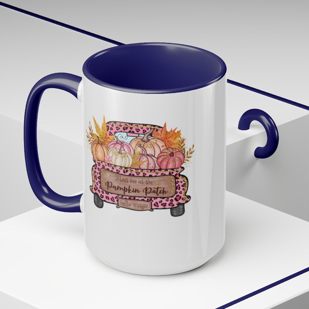 Two-Tone Coffee Mugs, 15oz