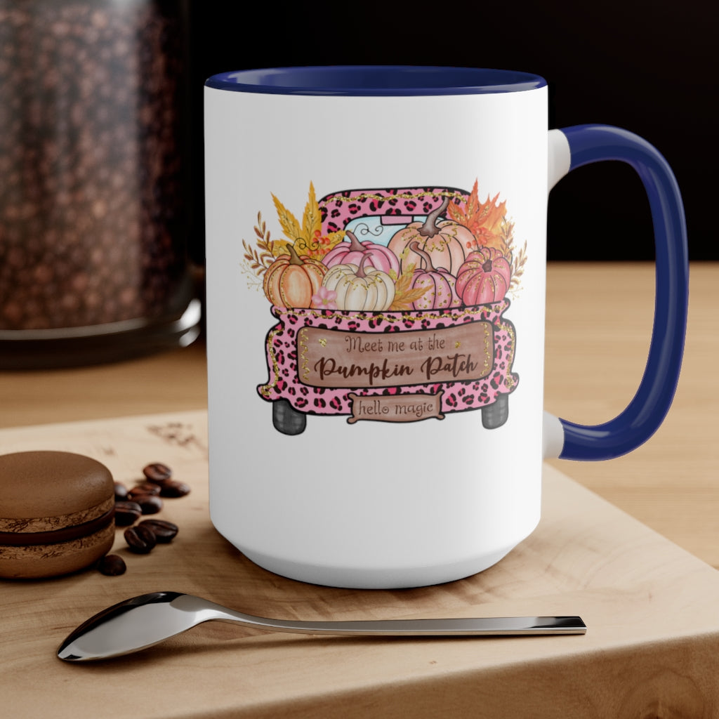 Two-Tone Coffee Mugs, 15oz