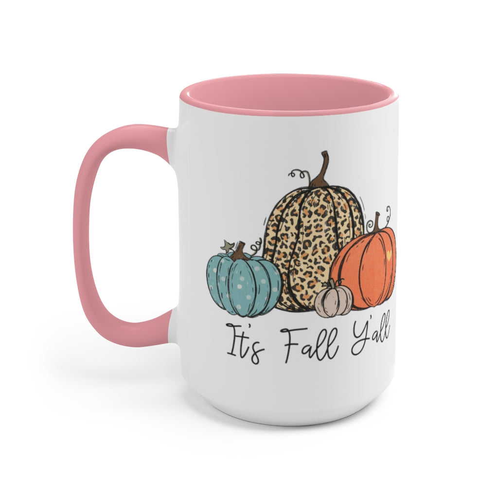 Two-Tone Coffee Mugs, 15oz