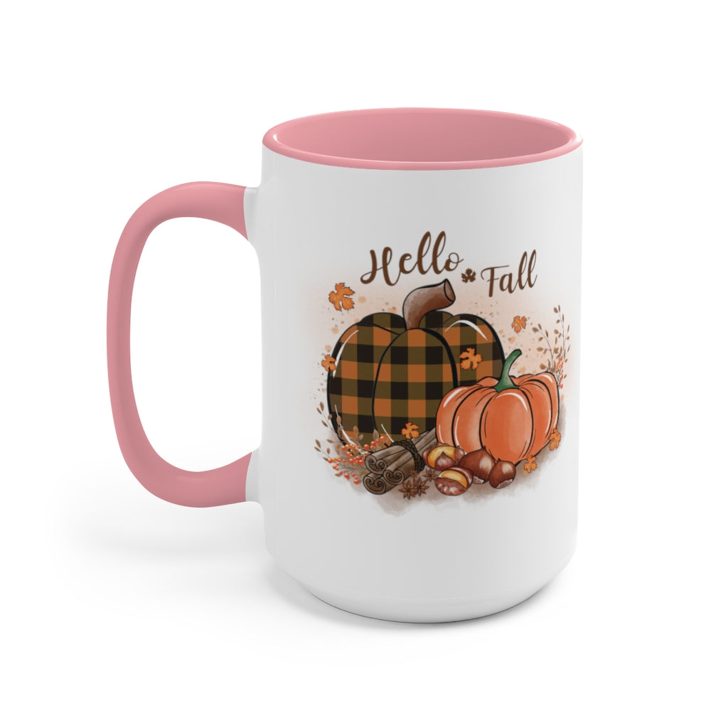 Two-Tone Coffee Mugs, 15oz