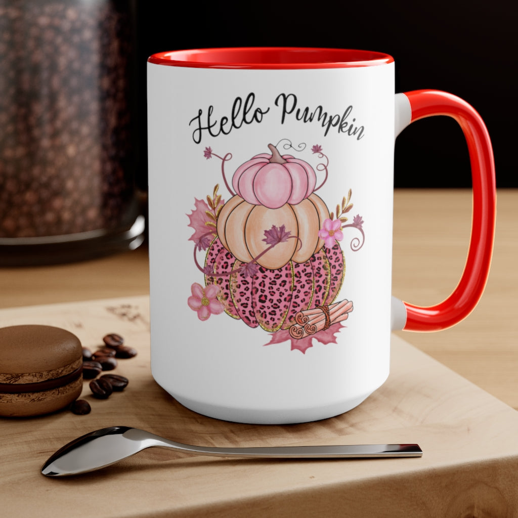 Two-Tone Coffee Mugs, 15oz