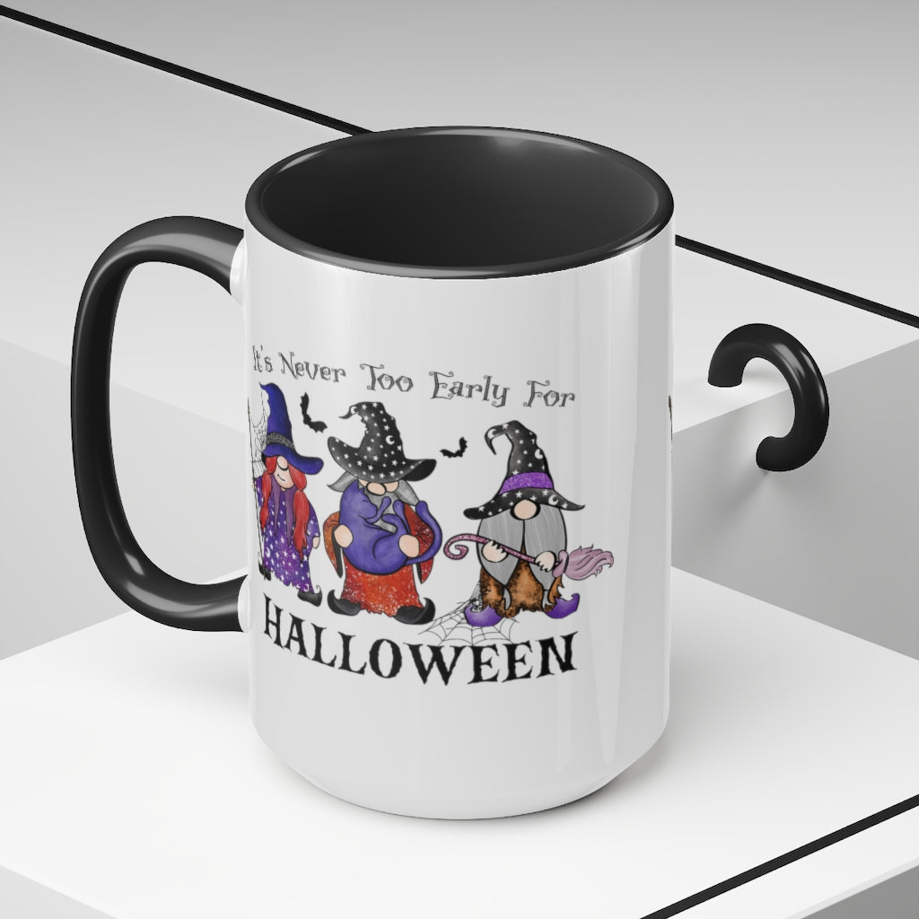 Two-Tone Coffee Mugs, 15oz