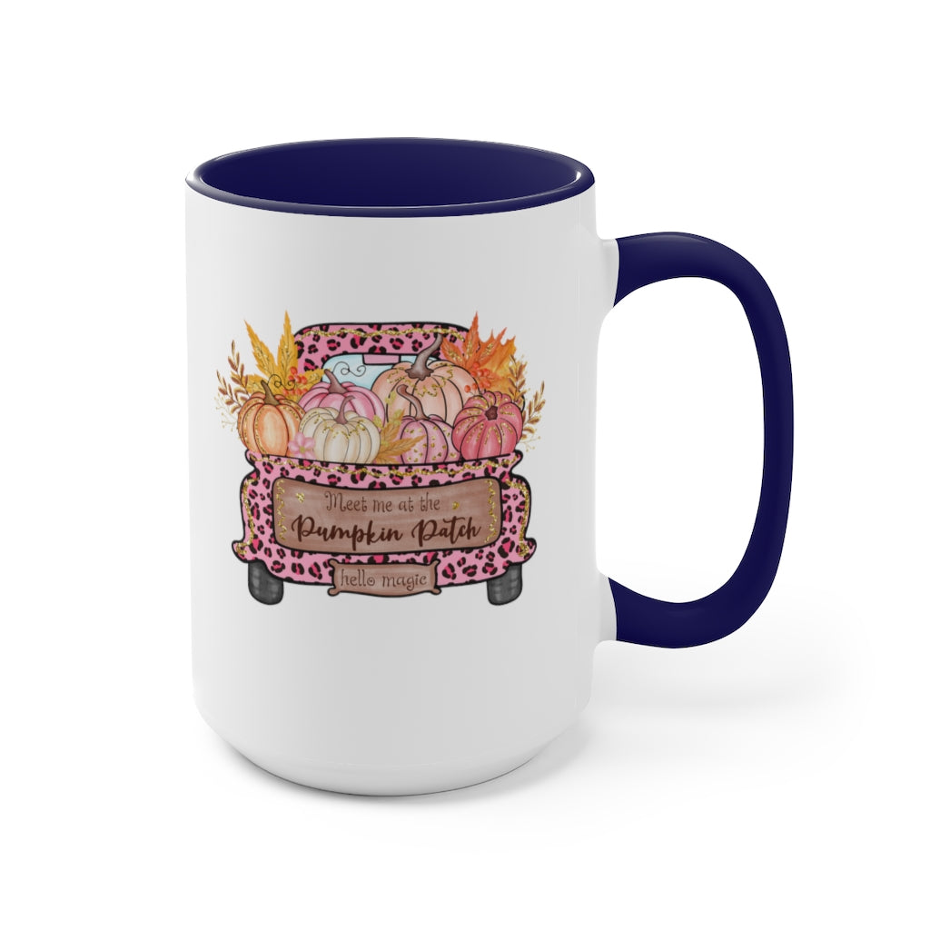 Two-Tone Coffee Mugs, 15oz