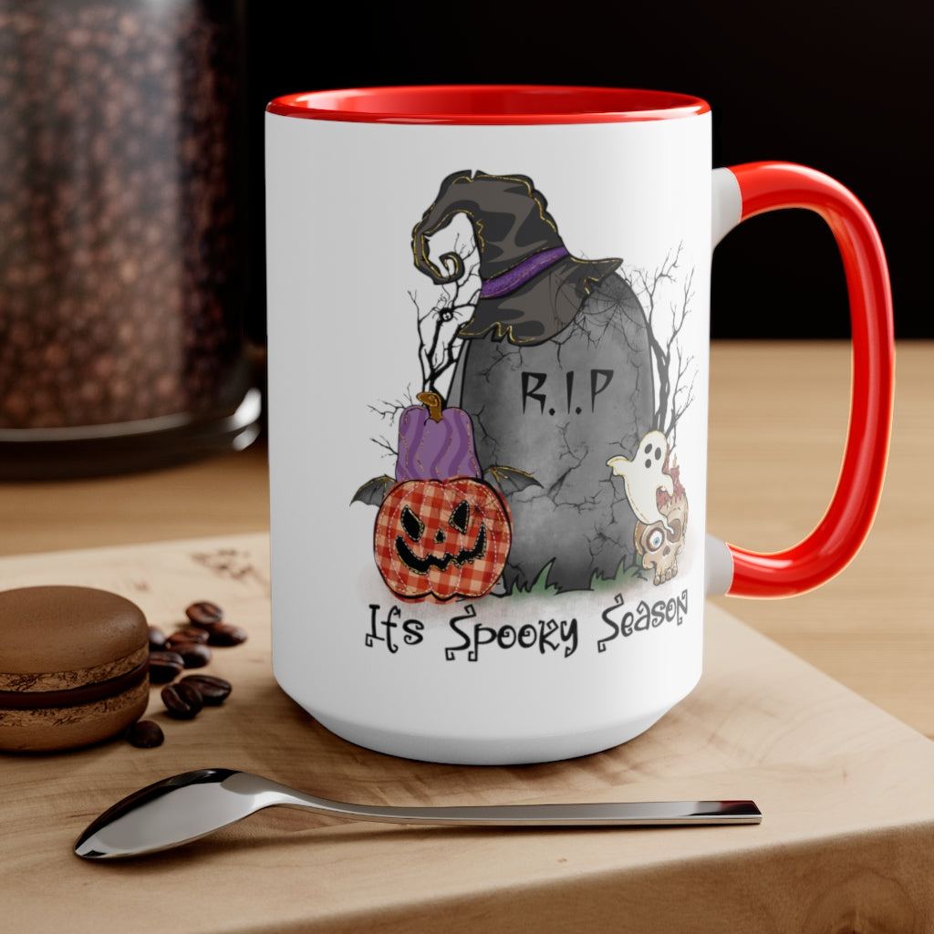 Two-Tone Coffee Mugs, 15oz