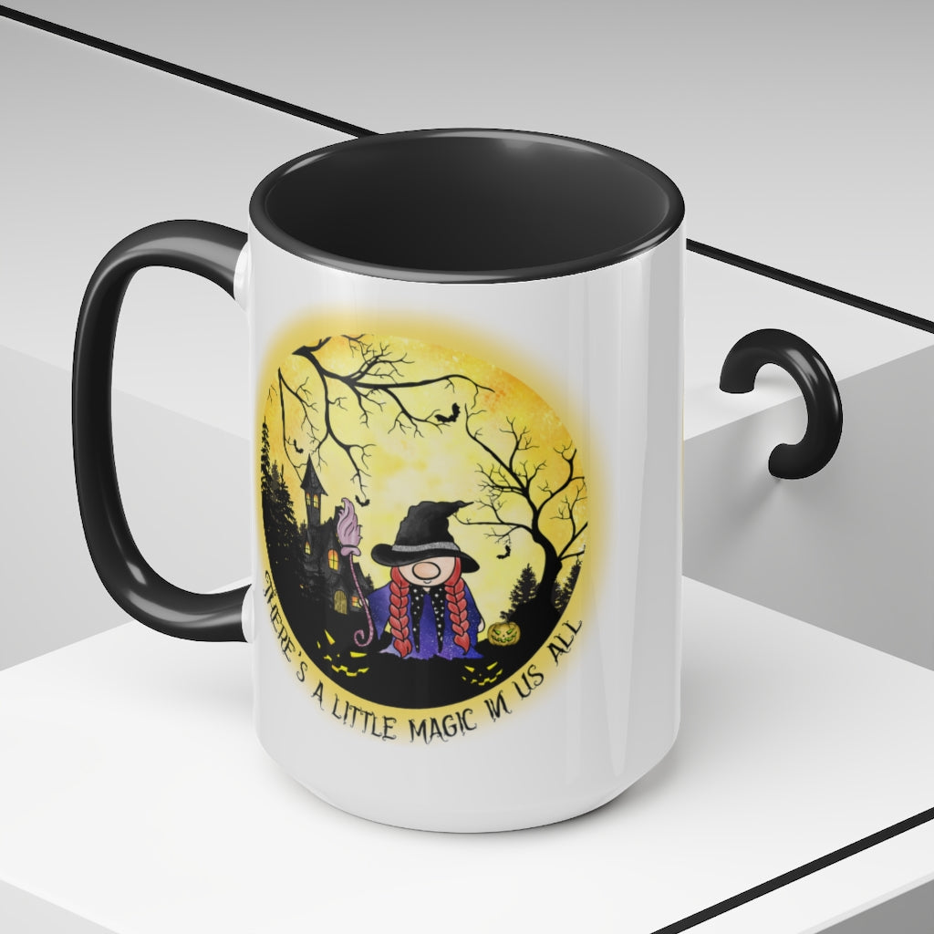 Two-Tone Coffee Mugs, 15oz