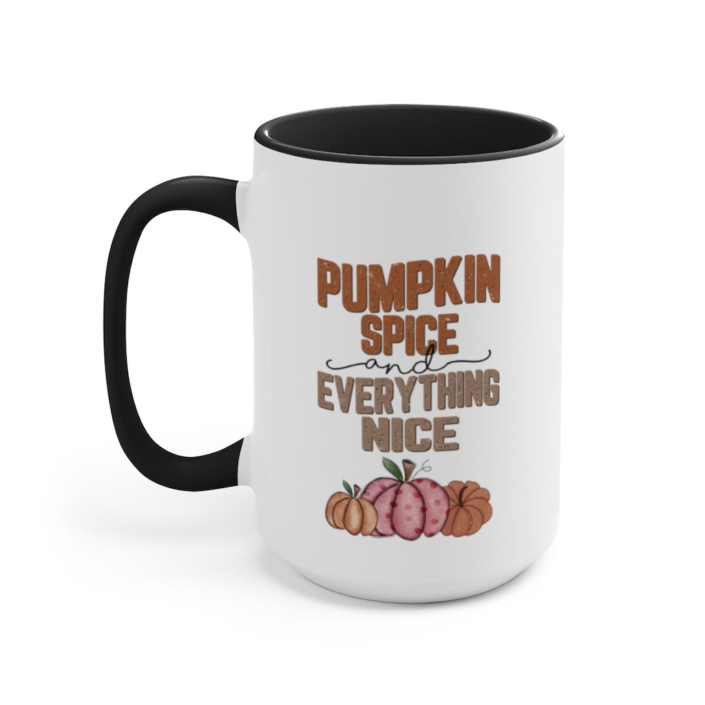 Two-Tone Coffee Mugs, 15oz