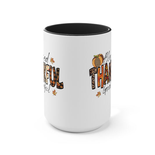 Two-Tone Coffee Mugs, 15oz