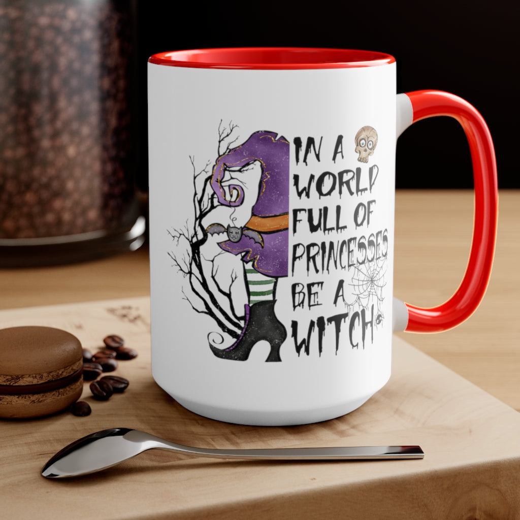 Two-Tone Coffee Mugs, 15oz