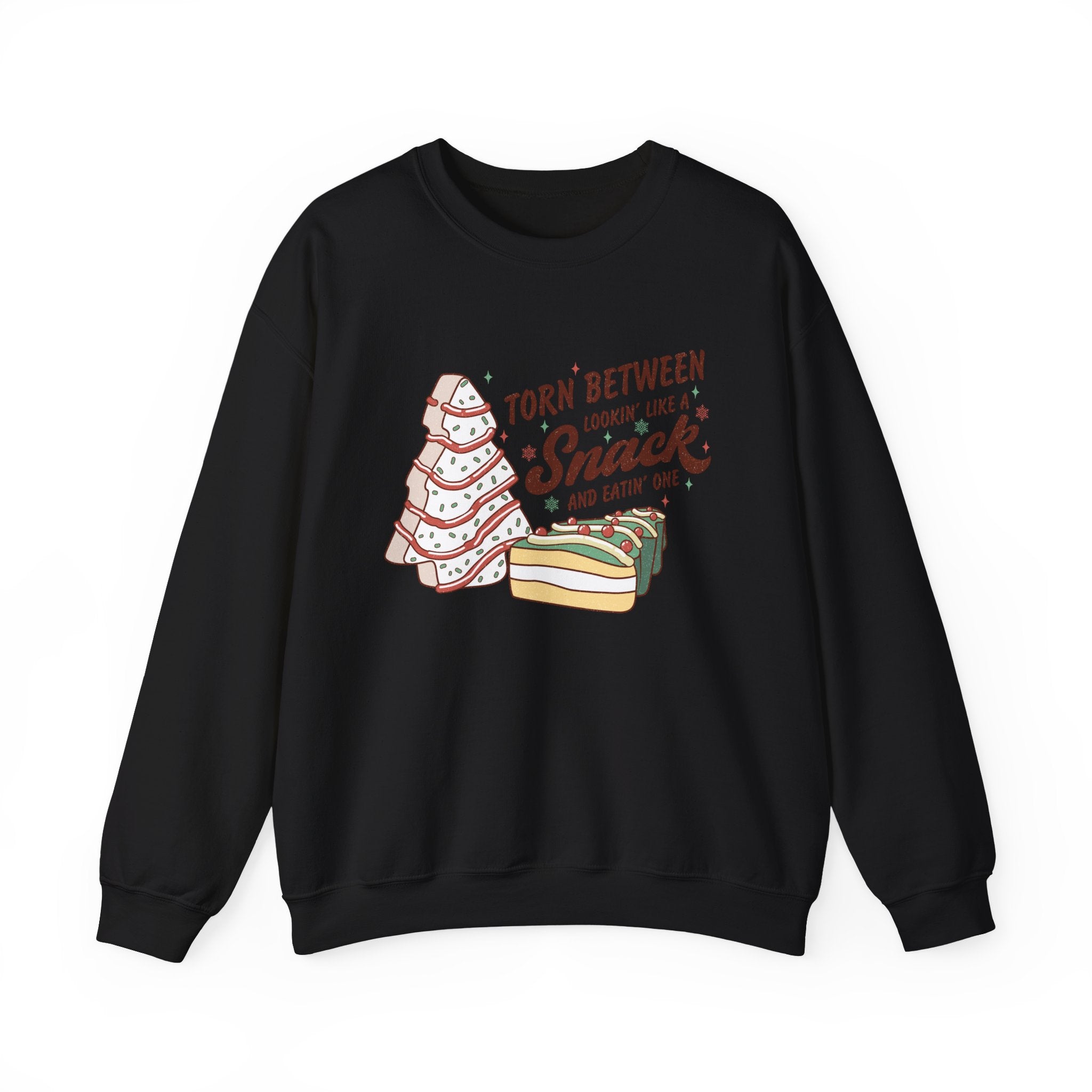 Snack Lovers Crewneck Sweatshirt – 'Torn Between Looking Like a Snack and Eatin One'