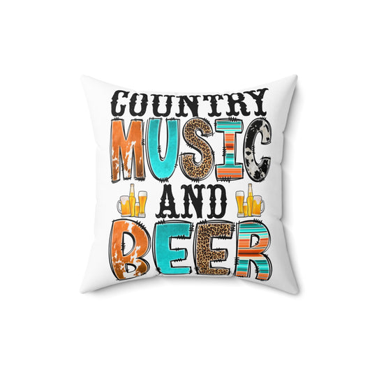 Spun Polyester Square Pillow