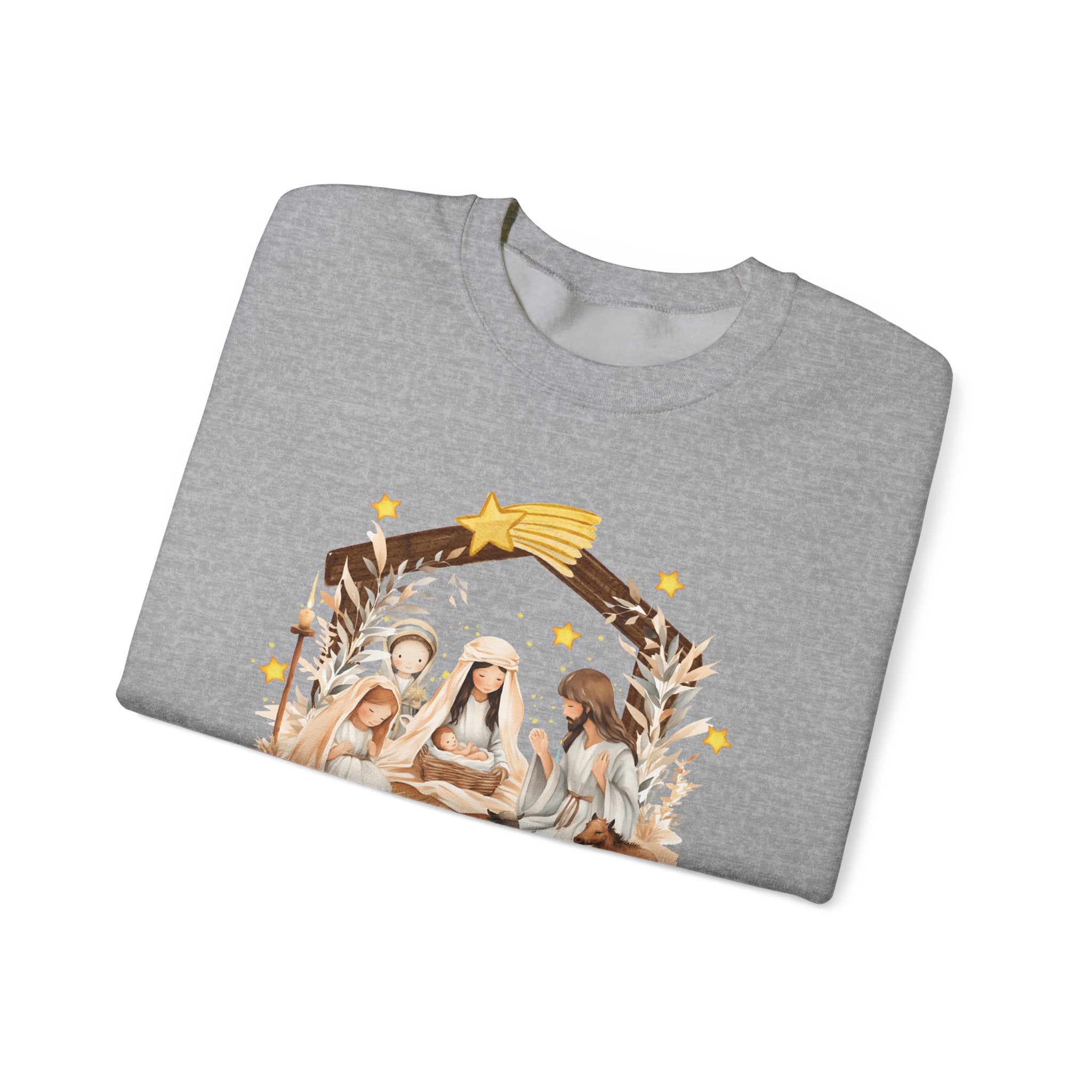 Christmas Nativity Crewneck Sweatshirt - "The Greatest Gift of All"