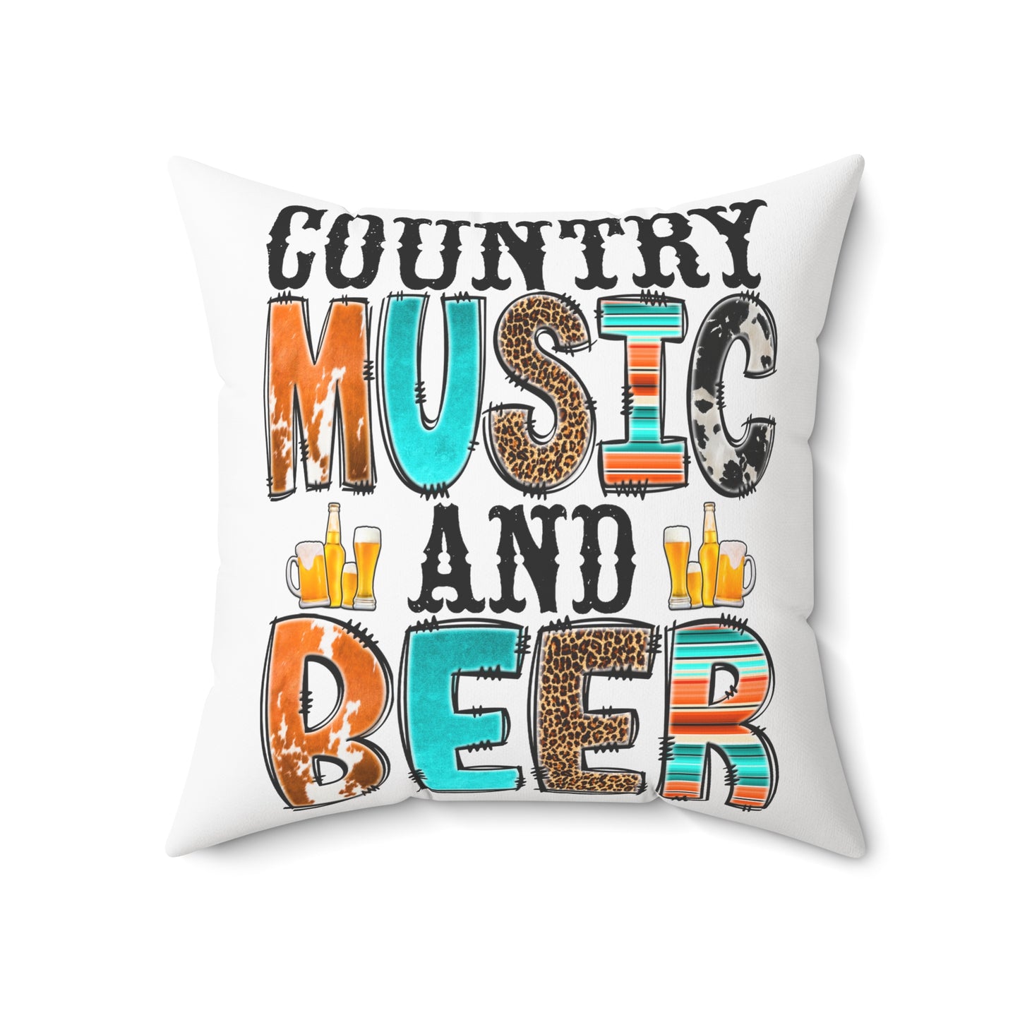 Spun Polyester Square Pillow