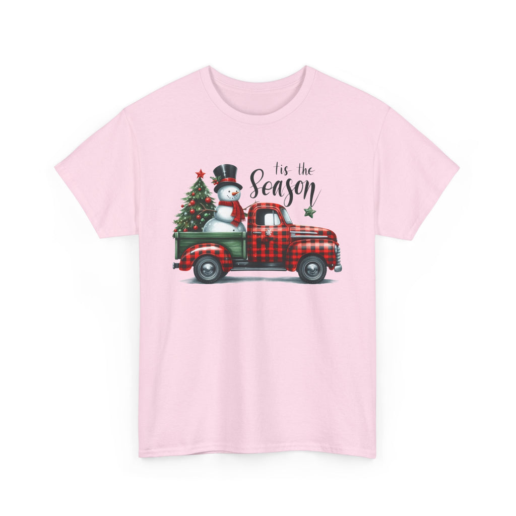 "Tis the Season" Heavy Cotton Tee - Festive Holiday Shirt