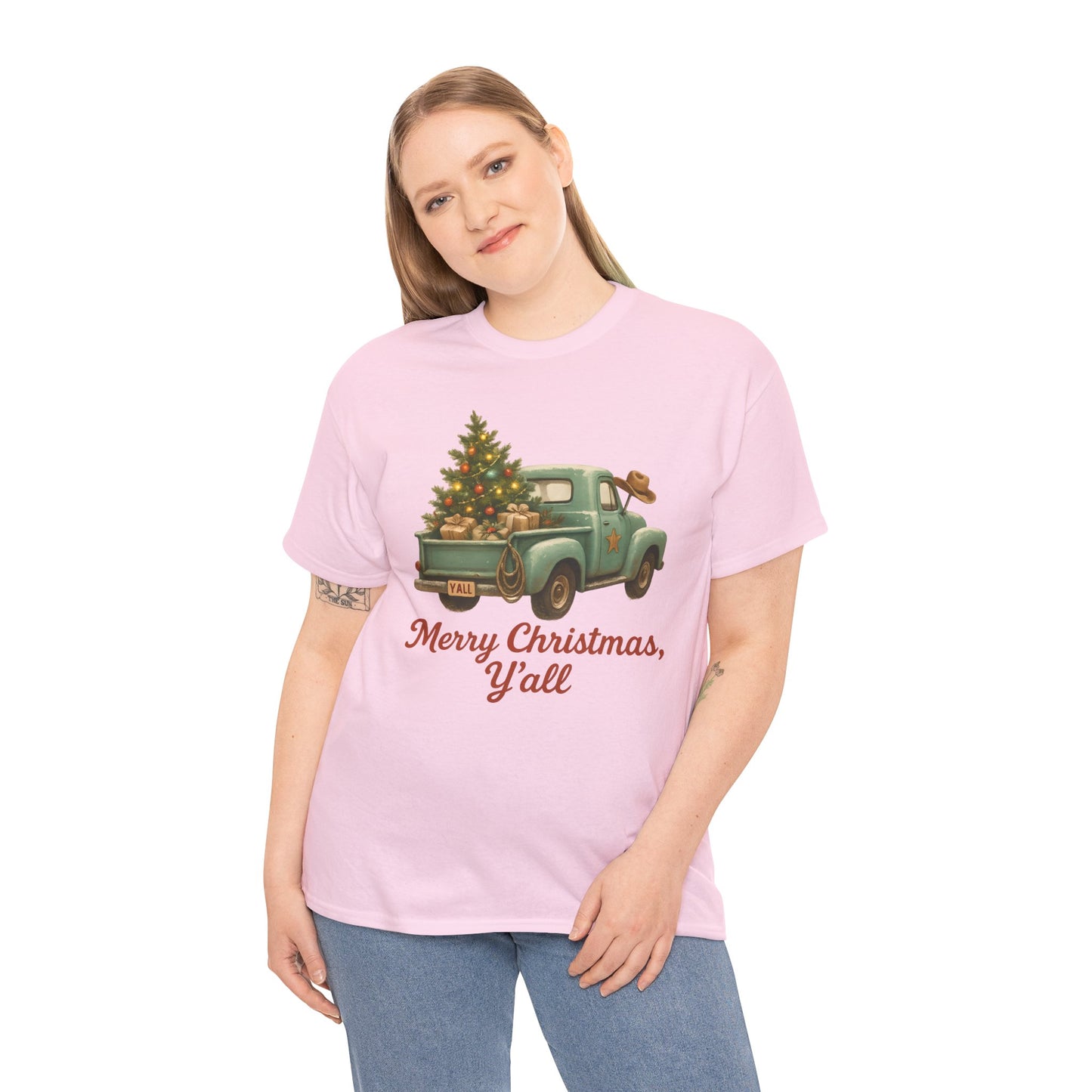 'Merry Christmas, Y'all' Vintage Holiday Tee