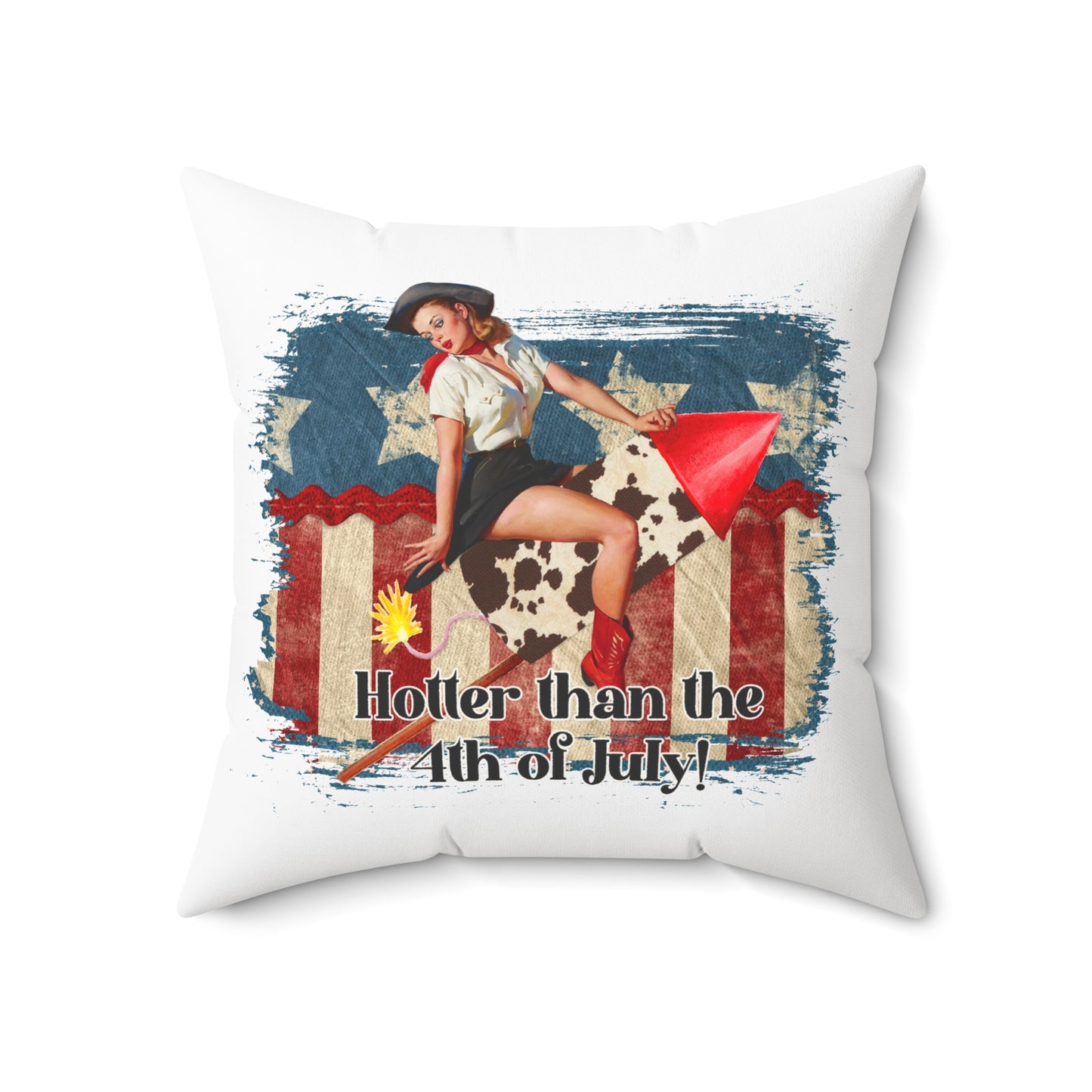 American Cowgirl Throw Pillow