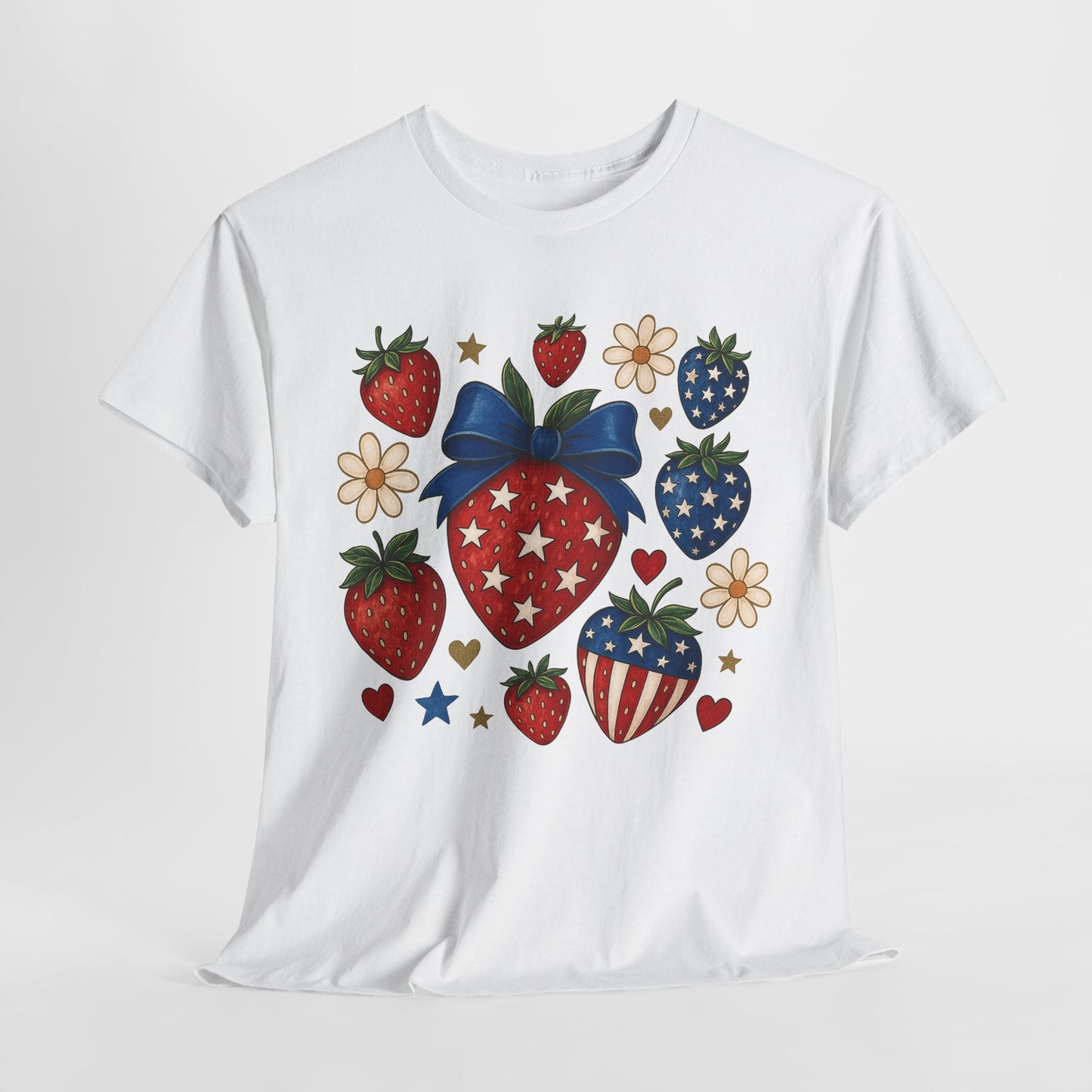 Patriotic Strawberry Tee