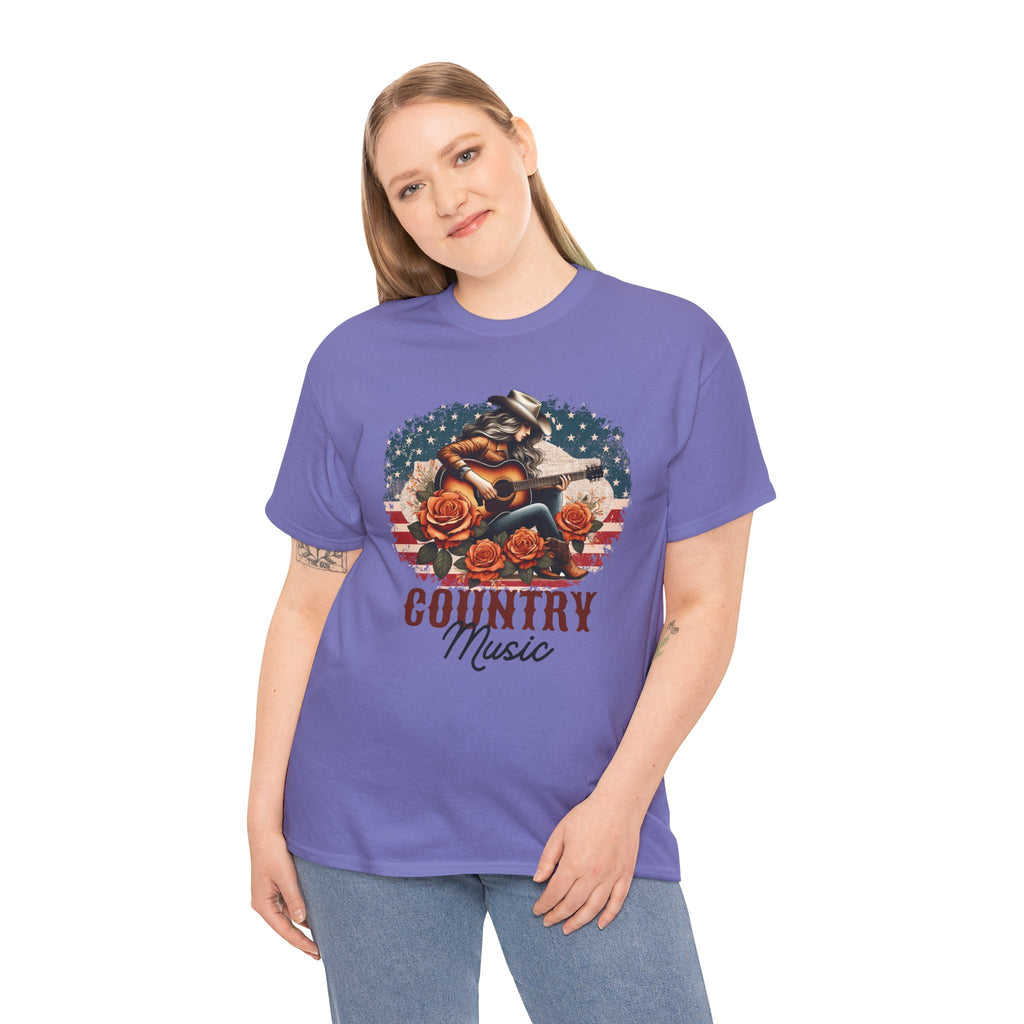Country Music American Flag Tee