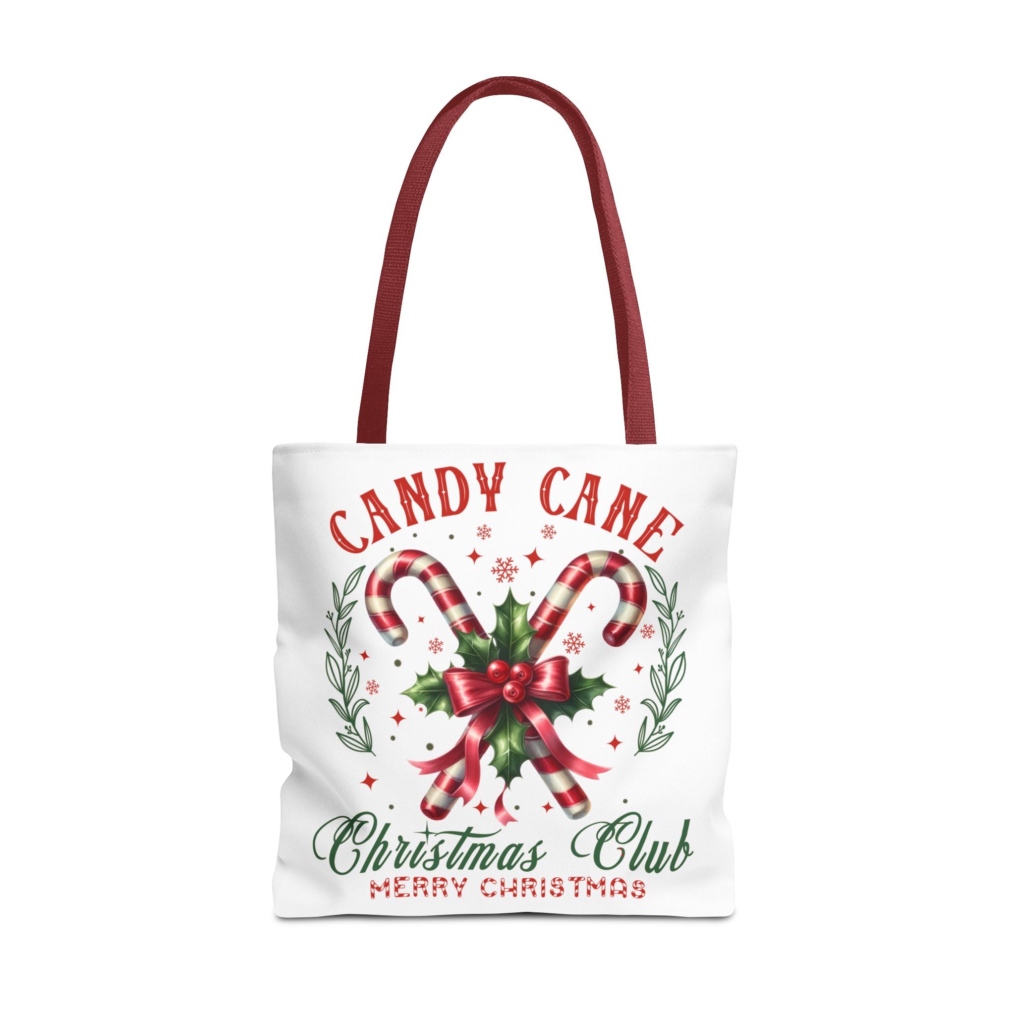 Christmas Candy Cane Tote Bag - Merry Christmas Club