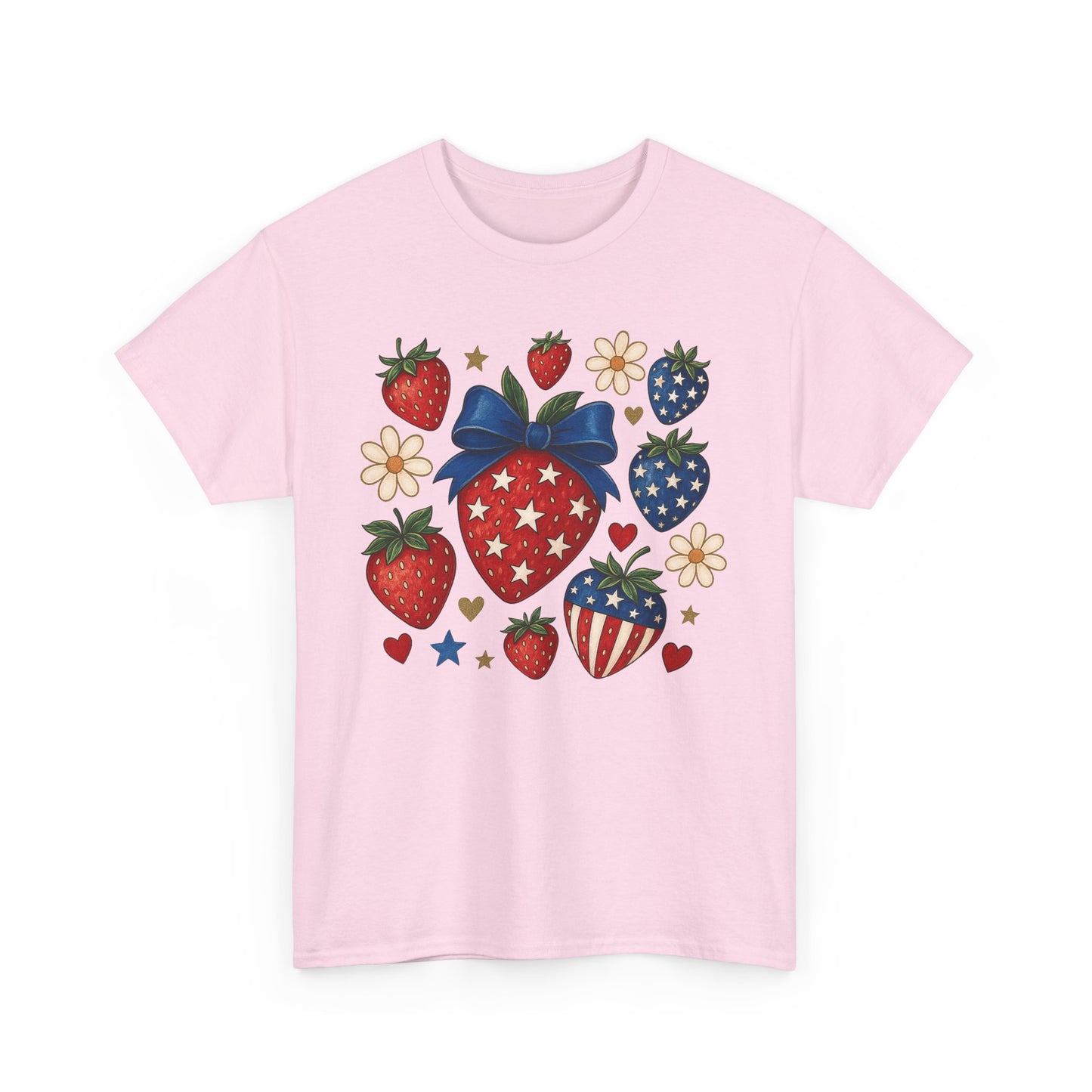 Patriotic Strawberry Tee